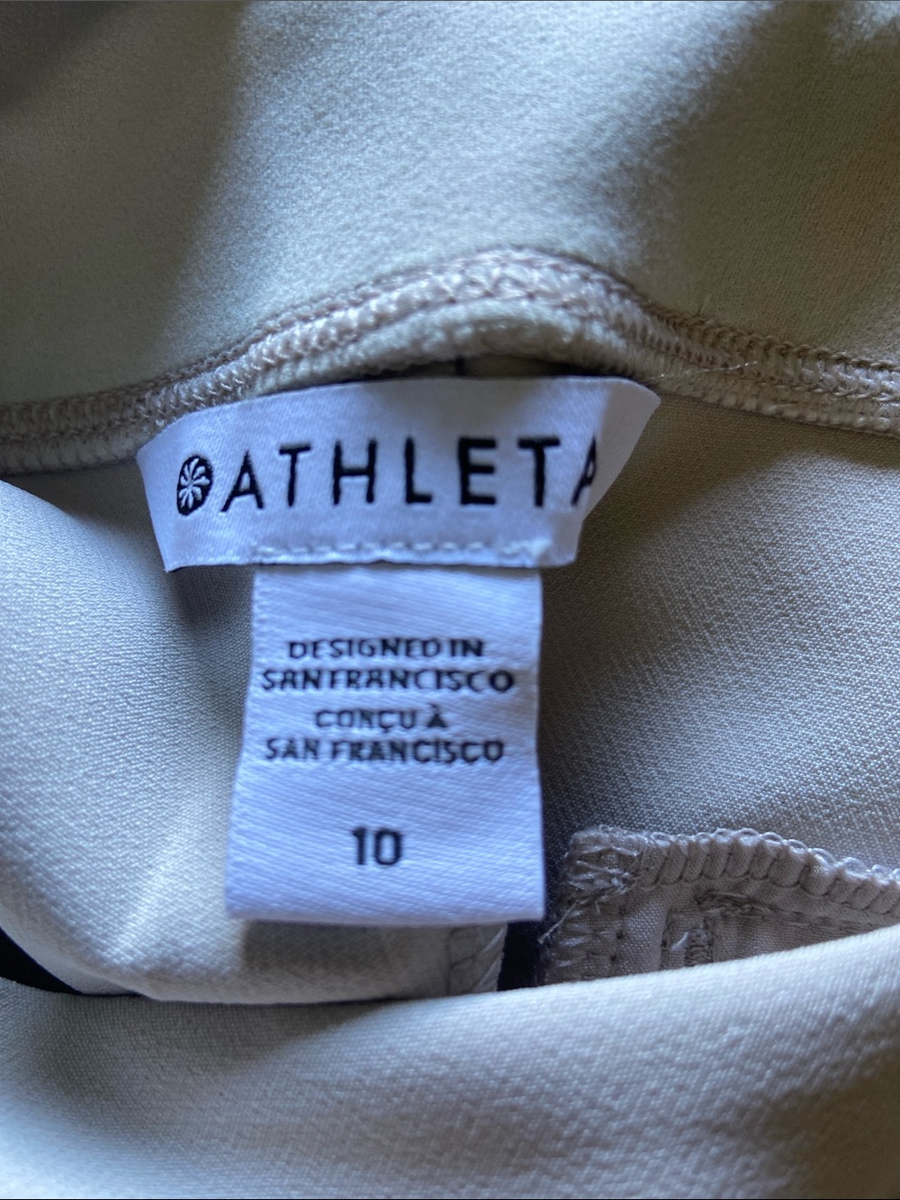 NWT Athleta Pantalon Endless Pant Khaki Size 10 - Picture 8 of 8